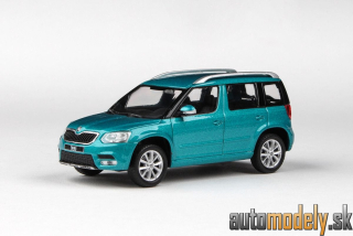 Abrex - Škoda Yeti FL (2013) Modra Sea Metalíza - 1:43