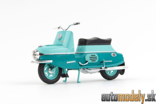 Abrex - ČZ 175/501 (1958) Čezeta Tyrkysová Tmavá/Tyrkysová - 1:18