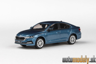 Abrex - Škoda Octavia IV (2020) Modrá Titan Metalíza - 1:43