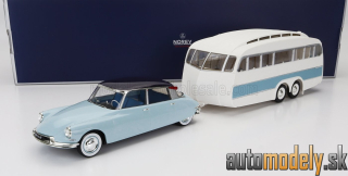 Norev - CITROEN - DS19 WITH ROULOTTE 1960 - 1:18