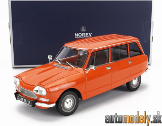 Norev - CITROEN - AMI 8 BREAK 1975 - TENERE ORANGE - 1:18