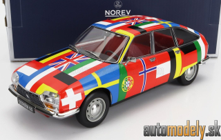 Norev - CITROEN - GS FLAGS 1972 - 1:18