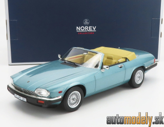 Norev - JAGUAR - XJ-S CABRIOLET 1988 - LIGHT BLUE - 1:18