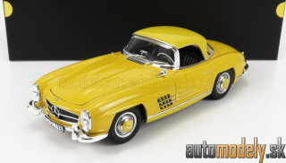 Norev - MERCEDES BENZ - SL-CLASS 300SL ROADSTER SPIDER (W198 II) 1957 - YELLOW - 1:18