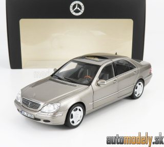 Norev - MERCEDES BENZ - S-CLASS S600 (W220) 2005 - CUBANITE SILVER - 1:18