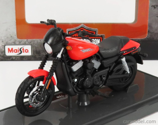 Maisto - HARLEY DAVIDSON - STREET 750 2015 - RED BLACK - 1:18