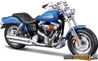 Maisto - HARLEY DAVIDSON - FXDFSE CVO FAT BOB 2009 - BLUE MET - 1:18