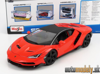Maisto - LAMBORGHINI - CENTENARIO LP770-4 2016 - ORANGE BLACK - 1:18