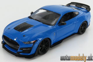 Maisto - FORD USA - MUSTANG SHELBY GT500 COUPE 2020 - LIGHT BLUE - 1:18