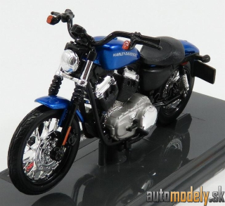 Maisto - HARLEY DAVIDSON - XL 1200N NIGHTSTER 2012 - BLUE MET - 1:18