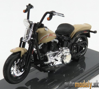 Maisto - HARLEY DAVIDSON - FLSTSB CROSS BONES 2008 - BEIGE - 1:18