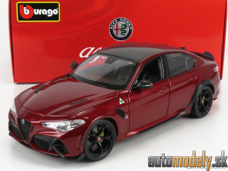 Bburago - ALFA ROMEO - GIULIA GTA 2020 - ROSSO ALFA MET - DARK RED MET - 1:18