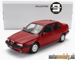 Triple9 - ALFA ROMEO 155 1996 BLACK INTERIOR RED ROSSO - 1:18