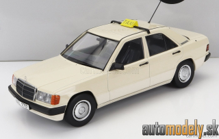 Triple9 - MERCEDES BENZ 190E (W201) TAXI GERMANY 1993 CREAM - 1:18