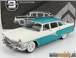 Triple9 - GAZ 13 Čajka 1959 tyrkysovo biela - 1:18