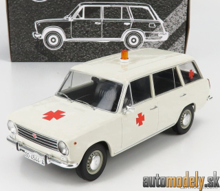 Triple9 - SEAT FIAT 124 FAMILIARE AMBULANCIA 1968 WHITE - 1:18