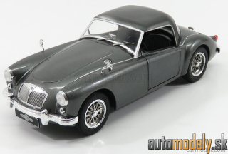 Triple9 - MG MGA MKI 1500 SPIDER CLOSED 1957 GREY MET - 1:18