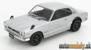 Triple9 - NISSAN SKYLINE GT-R (KPGC10) 1972 SILVER - 1:18