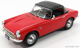 Triple9 - HONDA S800 SPIDER SOFT-TOP CLOSED 1966 RED - 1:18
