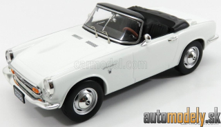 Triple9 - HONDA S800 SPIDER SOFT-TOP OPEN 1966 WHITE - 1:18