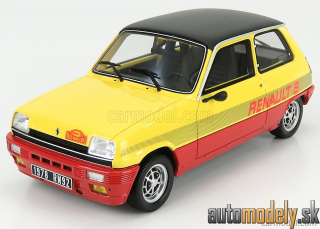 OttOmobile - RENAULT R5 TS MONTECARLO 1982 RED YELLOW BLACK - 1:18