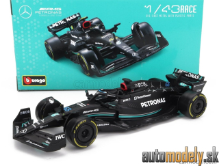 Bburago - MERCEDES GP F1 W14 TEAM MERCEDES-AMG PETRONAS FORMULA ONE N 63 SEASON 2023 GEORGE RUSSEL - 1:43
