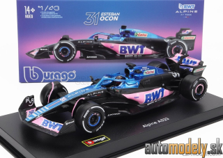 Bburago - RENAULT F1 A523 TEAM BWT ALPINE F1 N 31 SEASON 2023 ESTEBAN OCON - 1:43