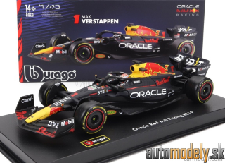 Bburago - RED BULL F1 RB19 TEAM ORACLE RED BULL RACING N 1 WORLD CHAMPION SEASON 2023 MAX VERSTAPPEN - 1:43