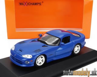 Minichamps - DODGE VIPER COUPE 1993 BLUE MET - 1:43