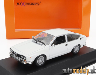 Minichamps - ALFA ROMEO ALFETTA GTV COUPE 1976 WHITE - 1:43