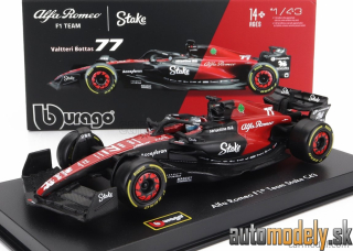 Bburago - ALFA ROMEO F1 C43 TEAM STAKE N 77 SEASON 2023 VALTTERI BOTTAS - 1:43
