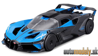 Maisto - BUGATTI BOLIDE W16 8.0 FOUR-TURBO 1850hp 500km/h 2020 BLUE BLACK - 1:24