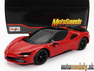 Maisto - FERRARI SF90 STRADALE HYBRID 1000hp 2019 RED - 1:24