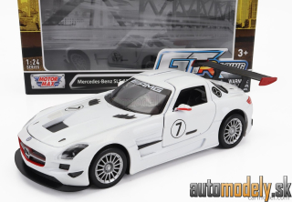 Motormax - MERCEDES BENZ SLS AMG GT3 N 7 2010 WHITE - 1:24