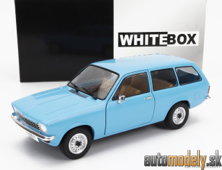 WhiteBox - OPEL KADETT C CARAVAN SW STATION WAGON 1973 LIGHT BLUE - 1:24