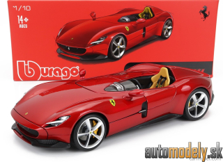 Bburago - FERRARI MONZA SP1 2018 RED MET - 1:18
