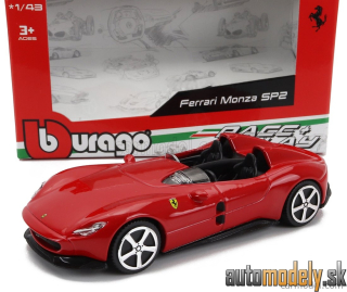 Bburago - FERRARI MONZA SP2 2018 ROSSO CORSA RED - 1:43