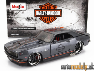 Maisto - CHEVROLET CAMARO Z/28 COUPE CUSTOM 1968 GREY - 1:24
