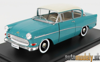 Hachette - OPEL OLYMPIA REKORD P1 1957 TURQUOISE WHITE - 1:24