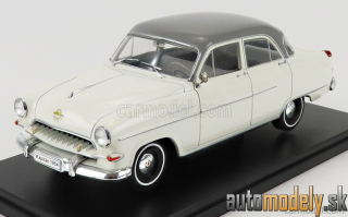 Hachette - OPEL KAPITAN 1954 WHITE GREY - 1:24