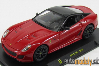 Edicola - FERRARI 599 GTO 2010 RED BLACK - 1:24