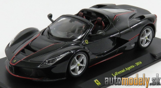 Edicola - FERRARI LAFERRARI APERTA SPIDER 2016 BLACK MET - 1:24