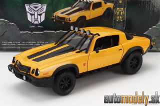 Jada - CHEVROLET CAMARO COUPE 1977 BUMBLEBEE TRANSFORMERS V L'ULTIMO CAVALIERE YELLOW BLACK - 1:24