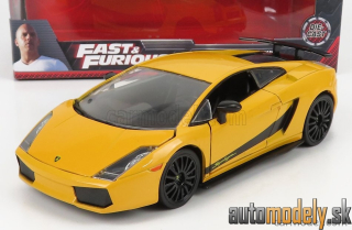 Jada - LAMBORGHINI GALLARDO SUPERLEGGERA 2007 FAST & FURIOUS YELLOW - 1:24
