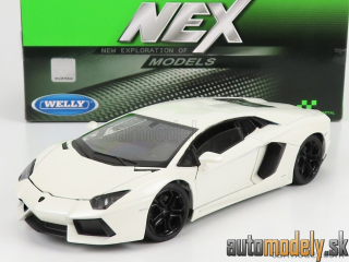 Welly - LAMBORGHINI AVENTADOR LP700-4 2011 WHITE - 1:24