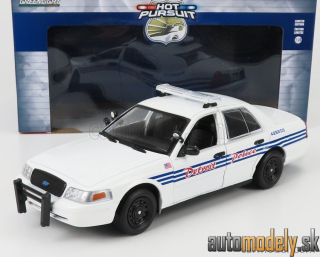 GreenLight - FORD USA CROWN VICTORIA POLICE INTERCEPTOR DETROIT 2008 WHITE - 1:24