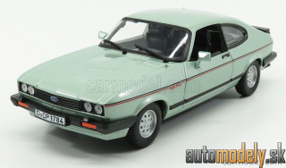 Bburago - FORD ENGLAND CAPRI INJECTION 1982 LIGHT GREEN MET - 1:24