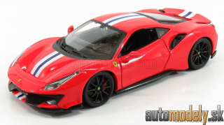 Bburago - FERRARI 488 PISTA 2018 RED - 1:24