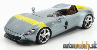 Bburago - FERRARI MONZA SP1 2018 SILVER - 1:24