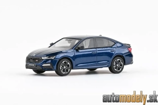 Abrex - Škoda Octavia IV RS (2020) - Modrá Storm Metalíza - 1:43